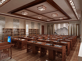 學校的數(shù)字化書法教室和普通的教室一樣嗎？